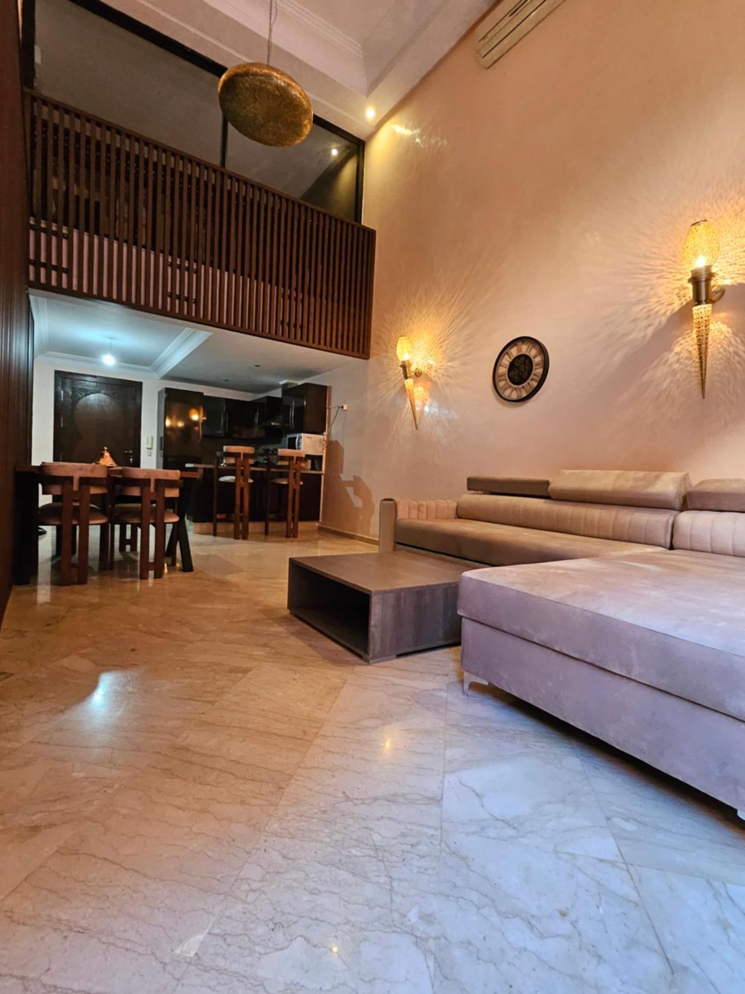 Charmant Duplex Au Coeur De Gueliz, Quartier Haut De Gamme De Marrakech Marrakesh Eksteriør bilde