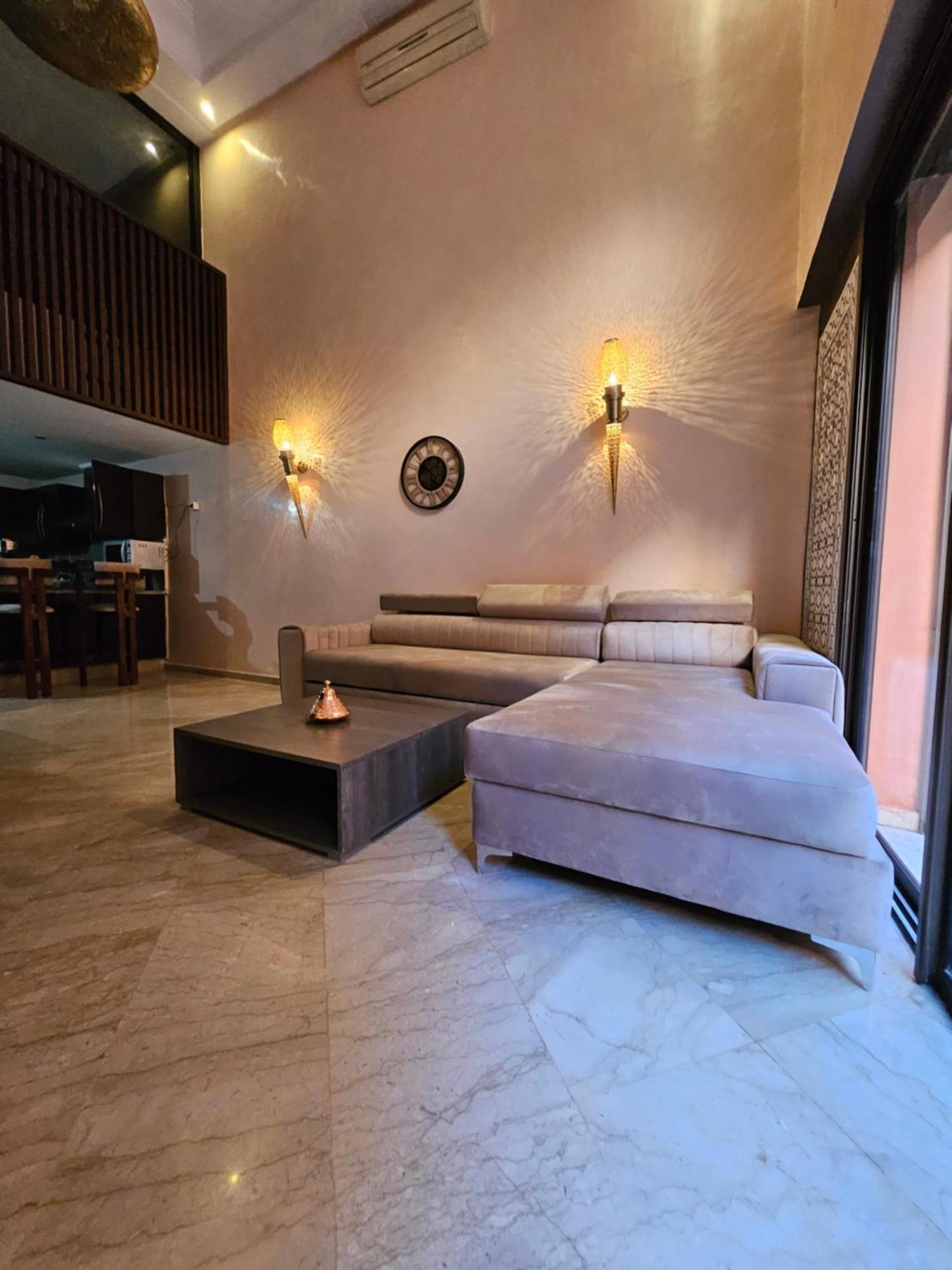 Charmant Duplex Au Coeur De Gueliz, Quartier Haut De Gamme De Marrakech Marrakesh Eksteriør bilde